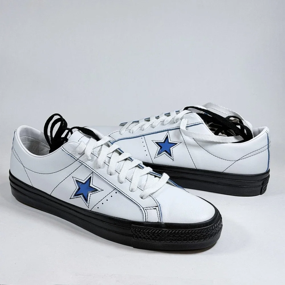 Converse Size-11 Mens X Eddie Cernicky One Star Pro Shoes 'White' - A07308C - Picture 2 of 8